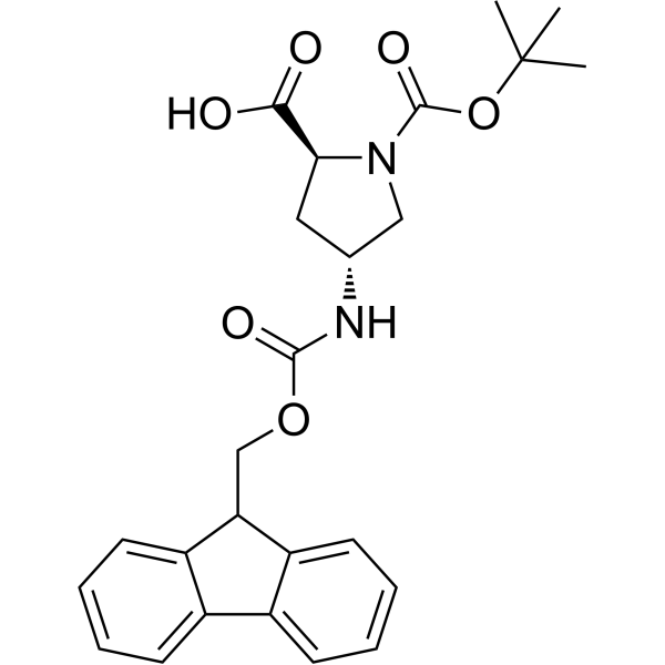 (2S,4R)-4-((((9H-Fluoren-9-yl)methoxy)carbonyl)amino)-1-(tert-butoxycarbonyl)pyrrolidine-2-carboxyli